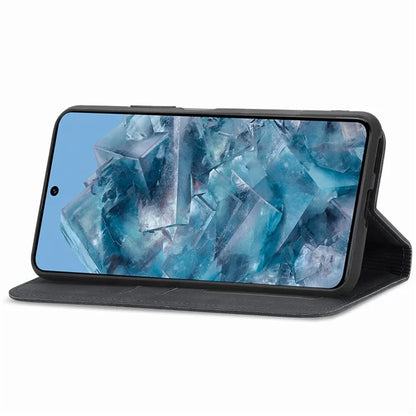 For Google Pixel 8 Pro Skin-Feel Phone Case Leather Cover Card Slots