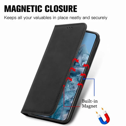 For Google Pixel 8 Pro Skin-Feel Phone Case Leather Cover Card Slots