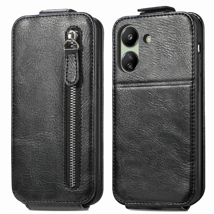 For Xiaomi Redmi 13C 4G / Poco C65 4G Leather Case Phone Wallet Cover Vertical Flip