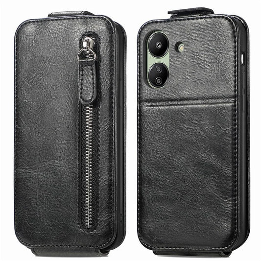 For Xiaomi Redmi 13C 4G / Poco C65 4G Leather Case Phone Wallet Cover Vertical Flip