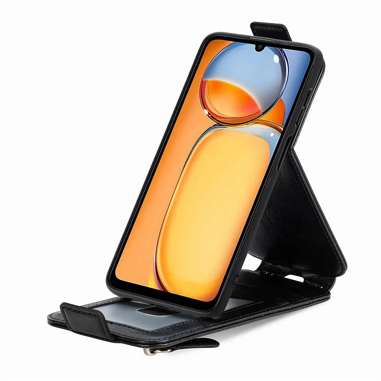 For Xiaomi Redmi 13C 4G / Poco C65 4G Leather Case Phone Wallet Cover Vertical Flip
