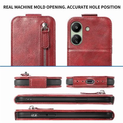 For Xiaomi Redmi 13C 4G / Poco C65 4G Leather Case Phone Wallet Cover Vertical Flip