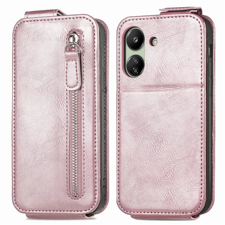 For Xiaomi Redmi 13C 4G / Poco C65 4G Leather Case Phone Wallet Cover Vertical Flip
