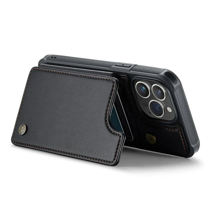 CASEME C22 Series Phone Case RFID Blocking Credit Card Holder Kickstand Cover