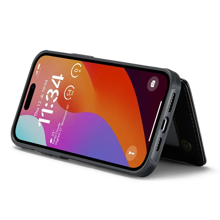 CASEME C22 Series Phone Case RFID Blocking Credit Card Holder Kickstand Cover