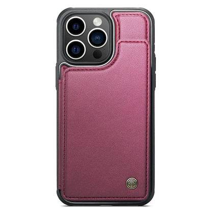 CASEME C22 Series Phone Case RFID Blocking Credit Card Holder Kickstand Cover