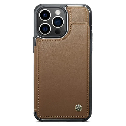 CASEME C22 Series Phone Case RFID Blocking Credit Card Holder Kickstand Cover