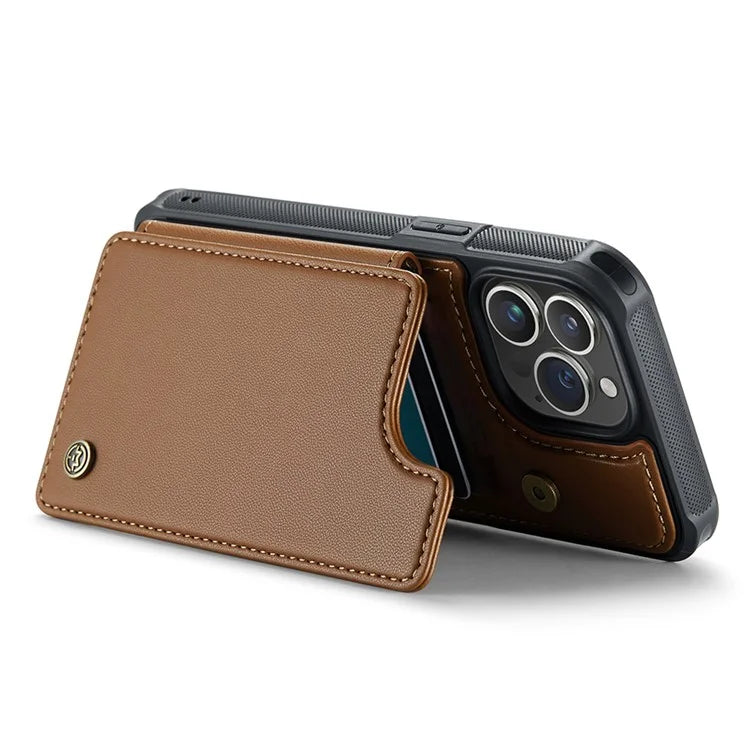 CASEME C22 Series Phone Case RFID Blocking Credit Card Holder Kickstand Cover