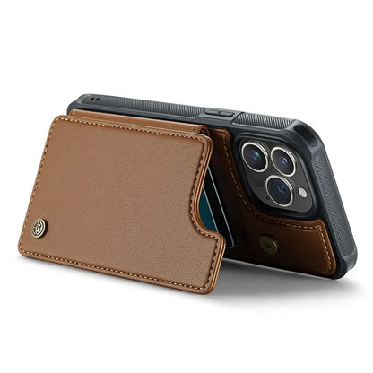 CASEME C22 Series Phone Case RFID Blocking Credit Card Holder Kickstand Cover