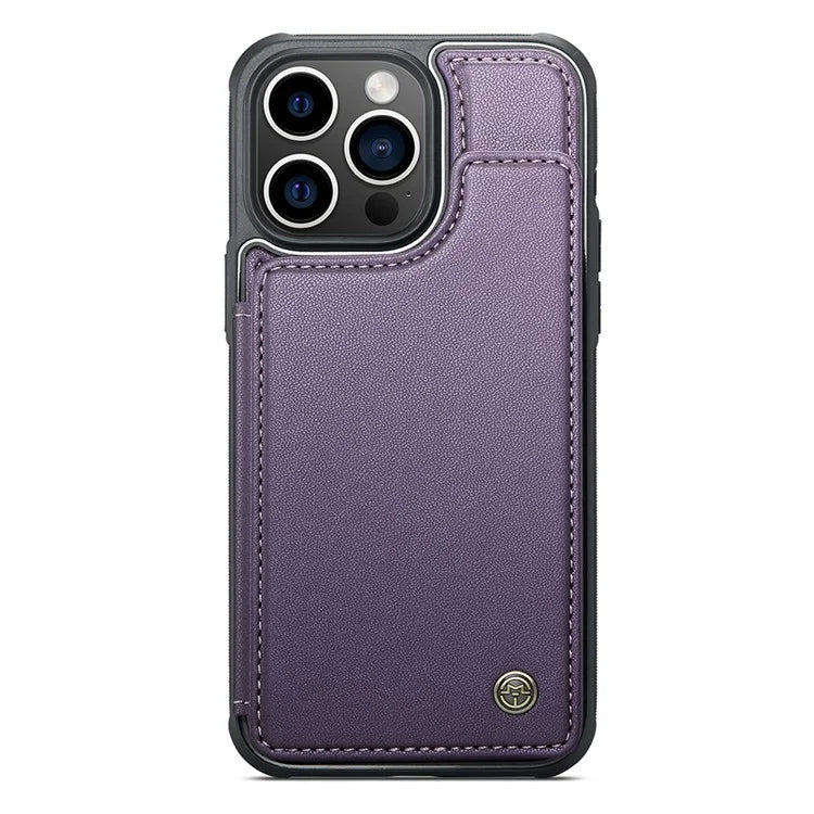 CASEME C22 Series Phone Case RFID Blocking Credit Card Holder Kickstand Cover