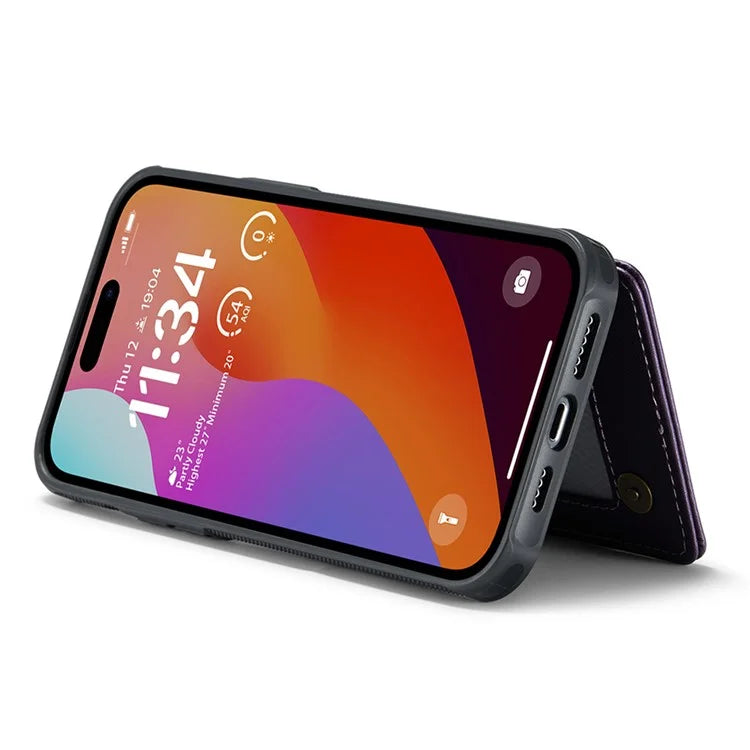 CASEME C22 Series Phone Case RFID Blocking Credit Card Holder Kickstand Cover