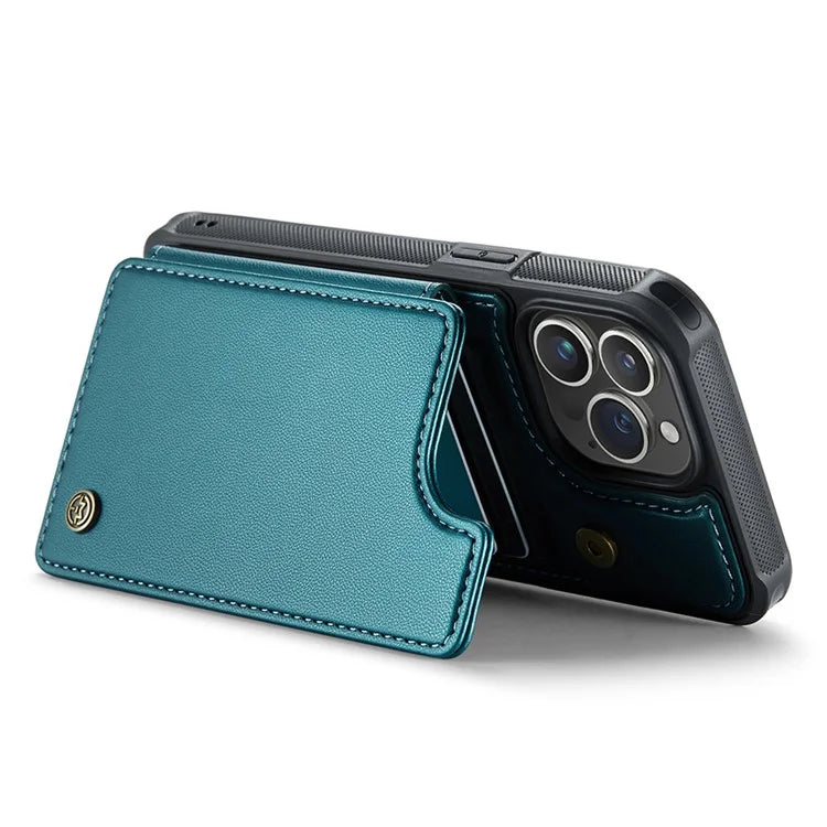 CASEME C22 Series Phone Case RFID Blocking Credit Card Holder Kickstand Cover