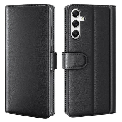For Samsung Galaxy A35 5G Phone Case Genuine Split Leather Wallet Cover