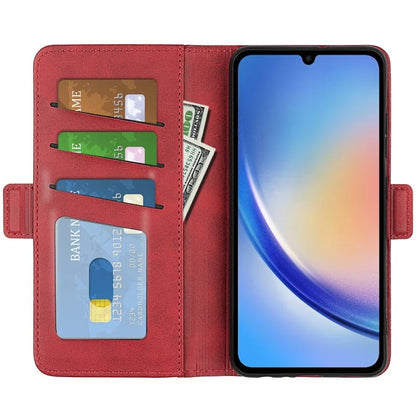 For Samsung Galaxy A35 5G PU Leather Wallet Case Flip Phone Cover with 3 Card Holder