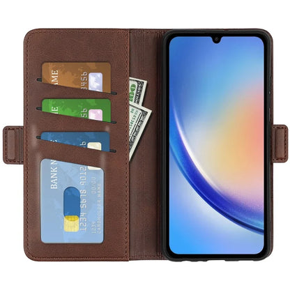 For Samsung Galaxy A35 5G PU Leather Wallet Case Flip Phone Cover with 3 Card Holder