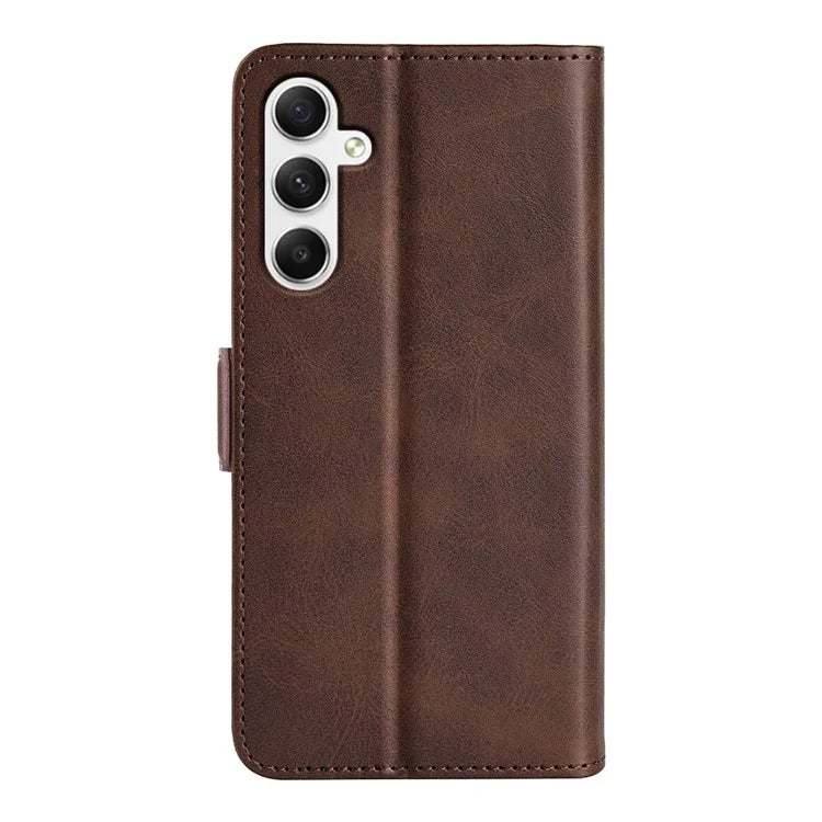 For Samsung Galaxy A35 5G PU Leather Wallet Case Flip Phone Cover with 3 Card Holder
