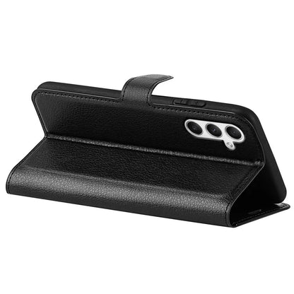 For Samsung Galaxy A35 5G Litchi Texture Wallet Case PU Leather Phone Stand Cover