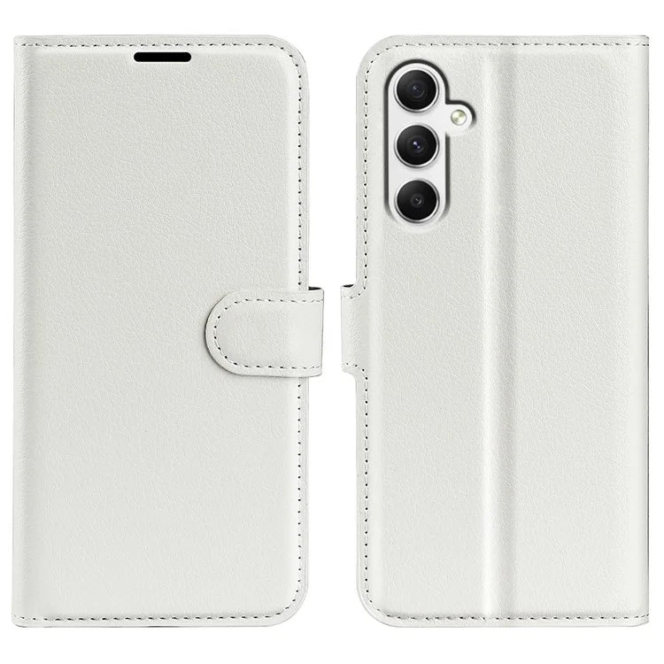 For Samsung Galaxy A35 5G Litchi Texture Wallet Case PU Leather Phone Stand Cover