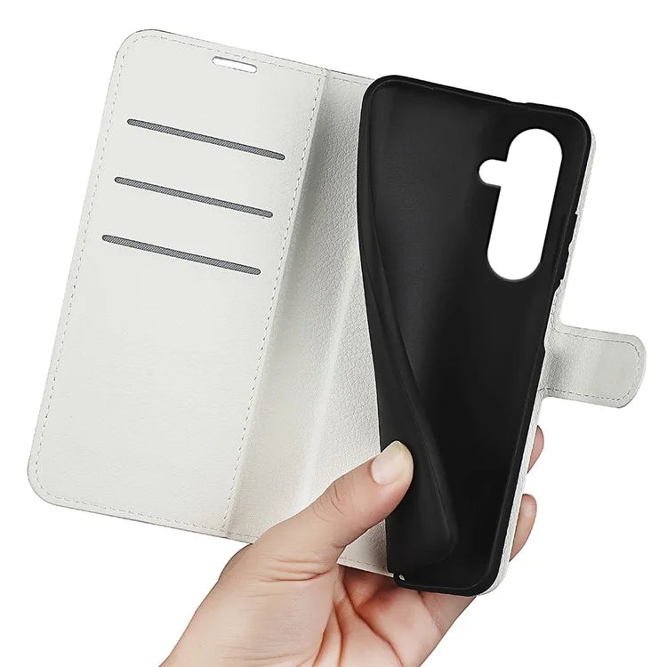 For Samsung Galaxy A35 5G Litchi Texture Wallet Case PU Leather Phone Stand Cover