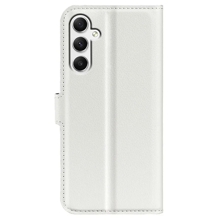 For Samsung Galaxy A35 5G Litchi Texture Wallet Case PU Leather Phone Stand Cover