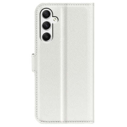 For Samsung Galaxy A35 5G Litchi Texture Wallet Case PU Leather Phone Stand Cover