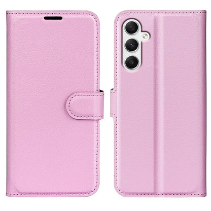 For Samsung Galaxy A35 5G Litchi Texture Wallet Case PU Leather Phone Stand Cover