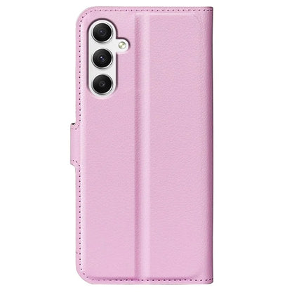 For Samsung Galaxy A35 5G Litchi Texture Wallet Case PU Leather Phone Stand Cover