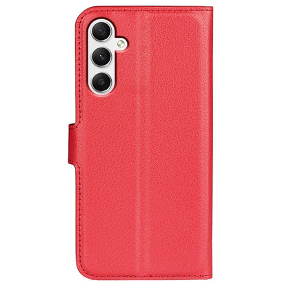 For Samsung Galaxy A35 5G Litchi Texture Wallet Case PU Leather Phone Stand Cover