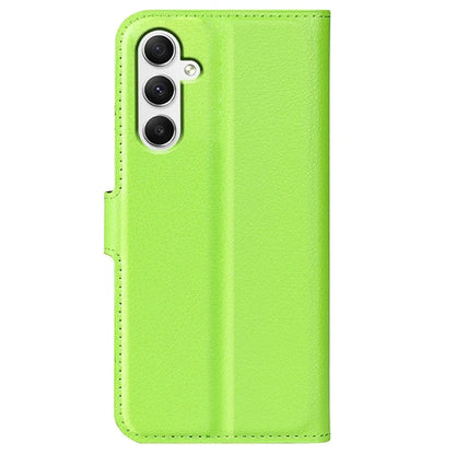 For Samsung Galaxy A35 5G Litchi Texture Wallet Case PU Leather Phone Stand Cover