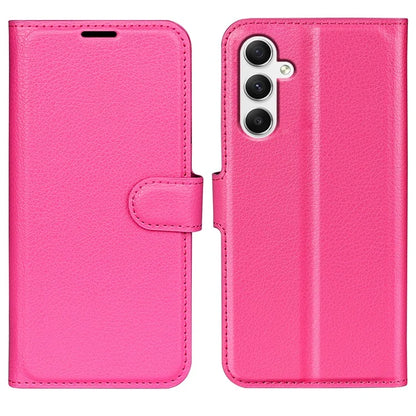 For Samsung Galaxy A35 5G Litchi Texture Wallet Case PU Leather Phone Stand Cover