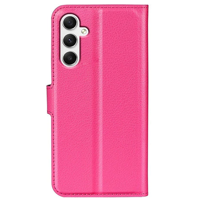 For Samsung Galaxy A35 5G Litchi Texture Wallet Case PU Leather Phone Stand Cover