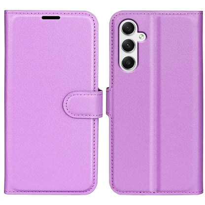 For Samsung Galaxy A35 5G Litchi Texture Wallet Case PU Leather Phone Stand Cover