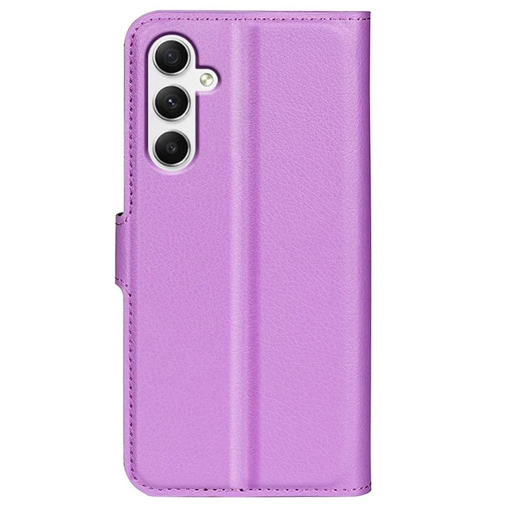 For Samsung Galaxy A35 5G Litchi Texture Wallet Case PU Leather Phone Stand Cover
