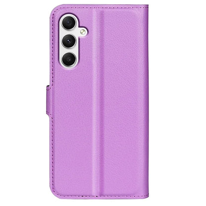 For Samsung Galaxy A35 5G Litchi Texture Wallet Case PU Leather Phone Stand Cover