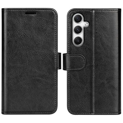 For Samsung Galaxy A35 5G PU Leather Phone Cover Crazy Horse Texture Wallet Card Slots Case
