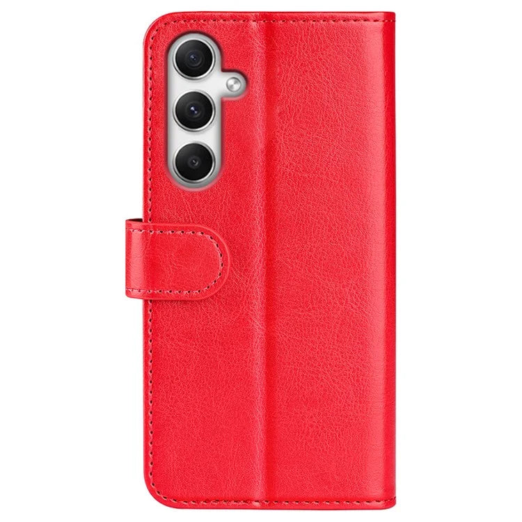 For Samsung Galaxy A35 5G PU Leather Phone Cover Crazy Horse Texture Wallet Card Slots Case