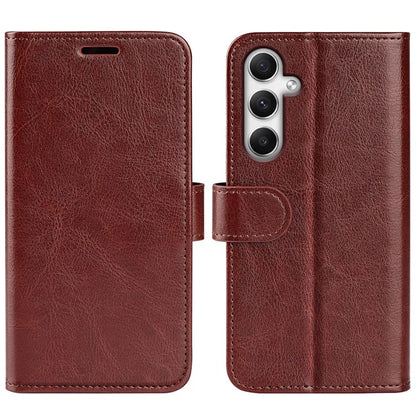 For Samsung Galaxy A35 5G PU Leather Phone Cover Crazy Horse Texture Wallet Card Slots Case