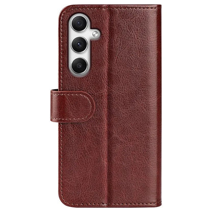 For Samsung Galaxy A35 5G PU Leather Phone Cover Crazy Horse Texture Wallet Card Slots Case