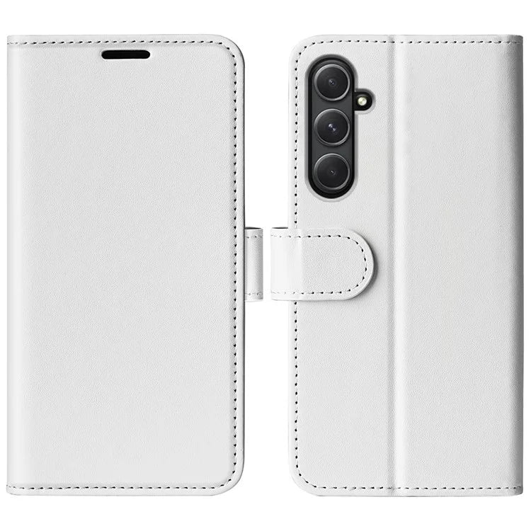 For Samsung Galaxy A55 5G Flip PU Leather Case Wallet Phone Cover Crazy Horse Texture