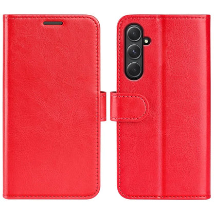 For Samsung Galaxy A55 5G Flip PU Leather Case Wallet Phone Cover Crazy Horse Texture