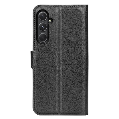 For Samsung Galaxy A55 5G Leather Litchi Texture Case Flip Wallet Phone Cover