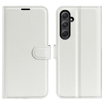 For Samsung Galaxy A55 5G Leather Litchi Texture Case Flip Wallet Phone Cover
