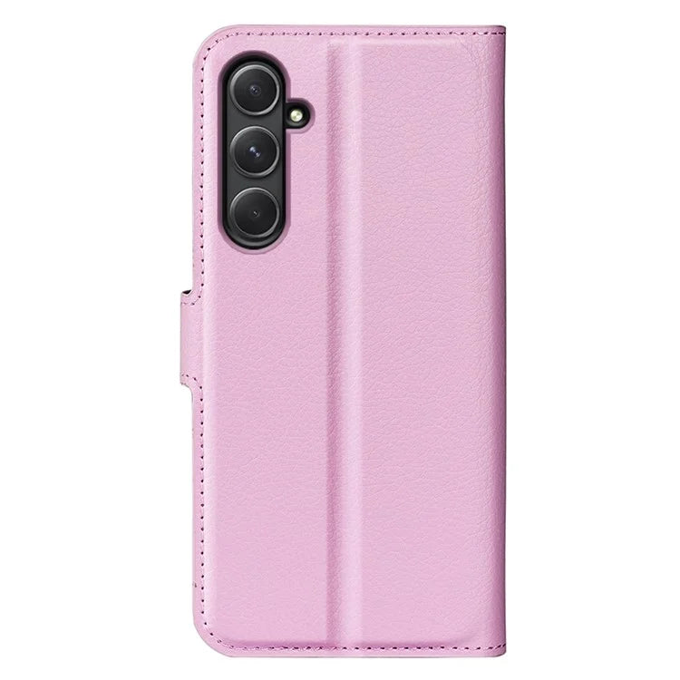 For Samsung Galaxy A55 5G Leather Litchi Texture Case Flip Wallet Phone Cover