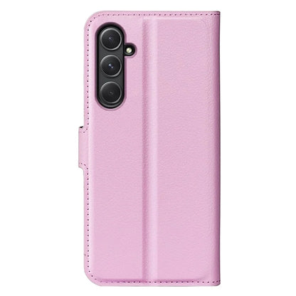 For Samsung Galaxy A55 5G Leather Litchi Texture Case Flip Wallet Phone Cover