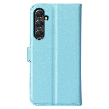 For Samsung Galaxy A55 5G Leather Litchi Texture Case Flip Wallet Phone Cover