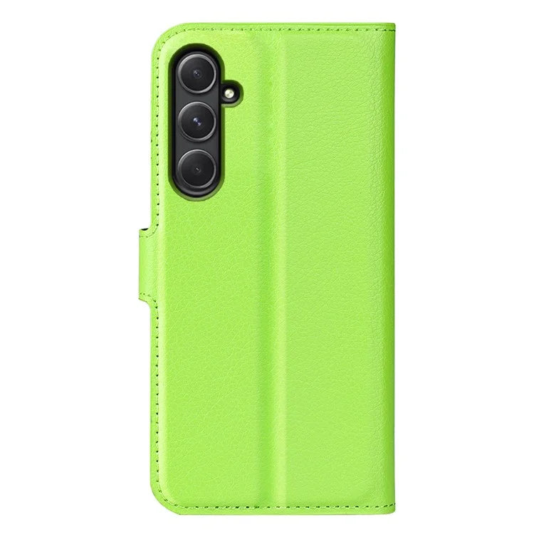For Samsung Galaxy A55 5G Leather Litchi Texture Case Flip Wallet Phone Cover