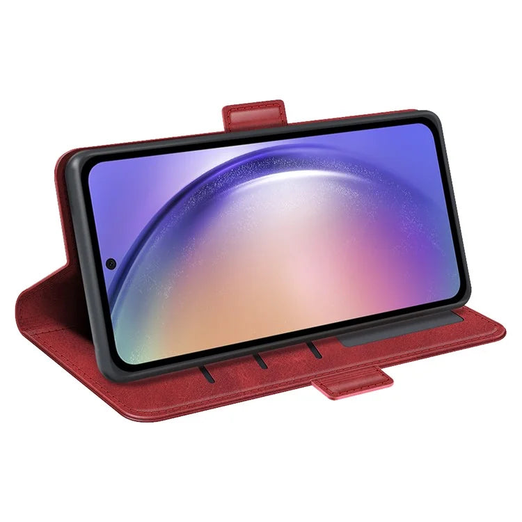 For Samsung Galaxy A55 5G Leather Phone Case Shockproof Flip Wallet