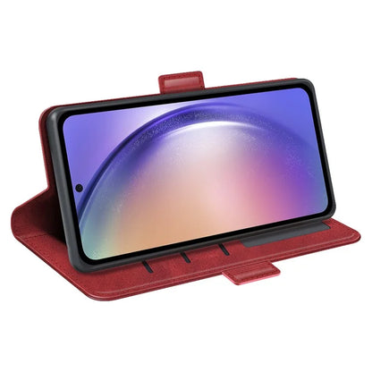 For Samsung Galaxy A55 5G Leather Phone Case Shockproof Flip Wallet