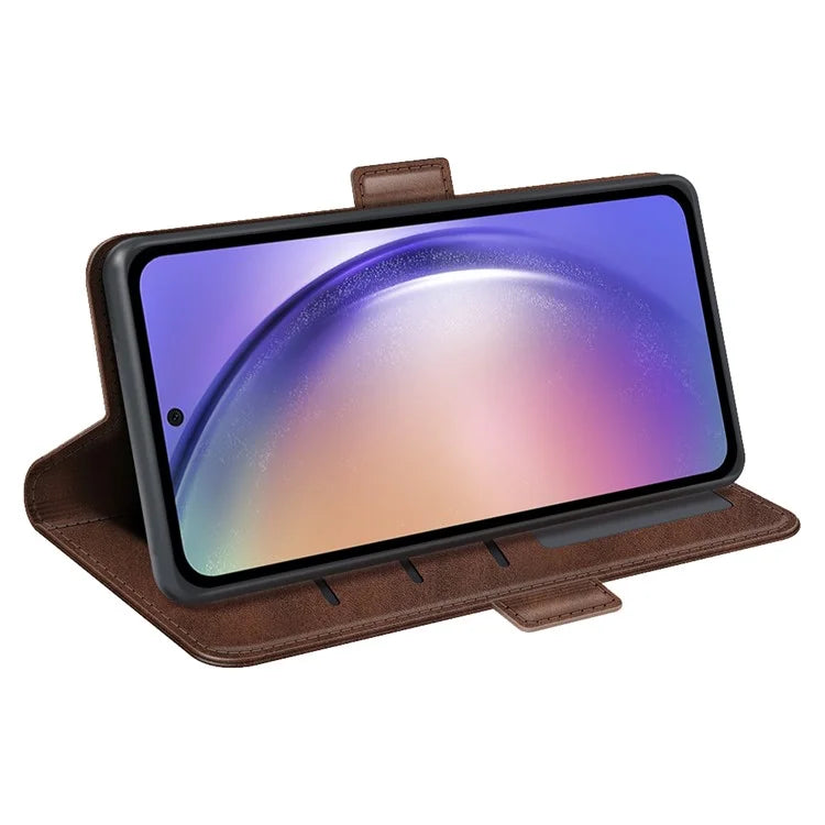 For Samsung Galaxy A55 5G Leather Phone Case Shockproof Flip Wallet