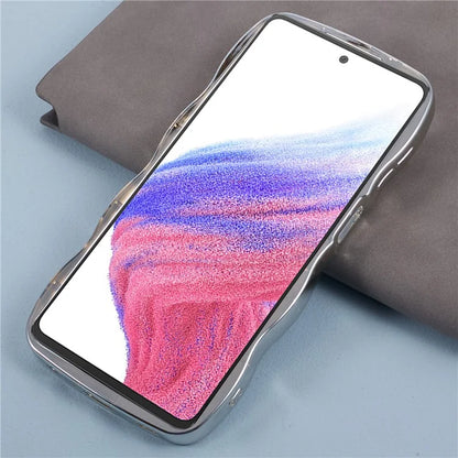 HYT Series For Samsung Galaxy A53 5G TPU Phone Case Mirror Back Design Cover